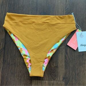 Maaji Golden Hour Suzy Q High Rise High Leg Bikini Bottom
